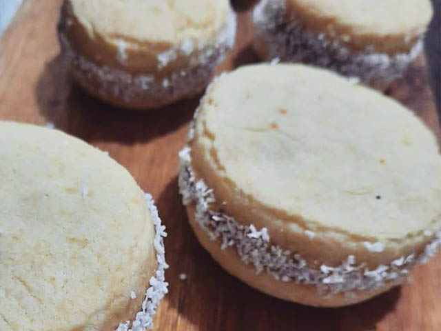 alfajor de maizena (vegano)