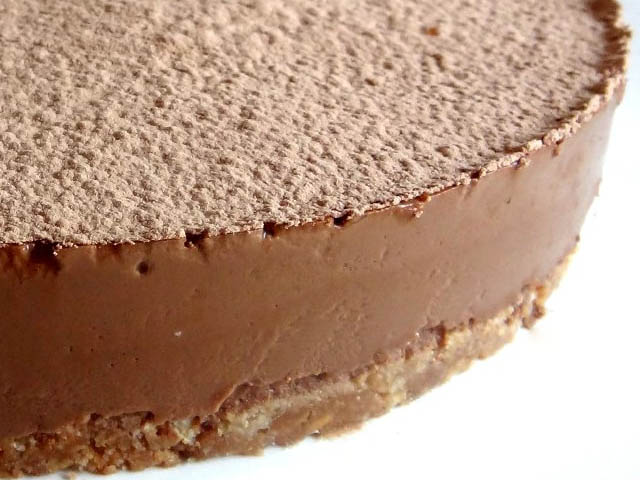 cheesecake de chocolate