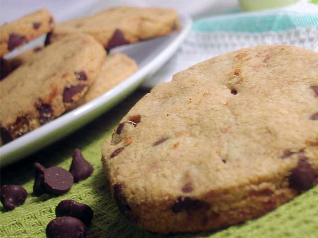 galletitas con chispas de chocolate