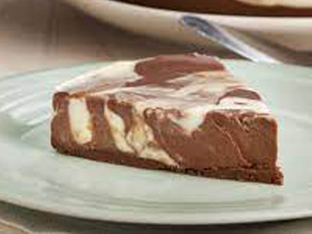 cheesecake marmolado de chocolate