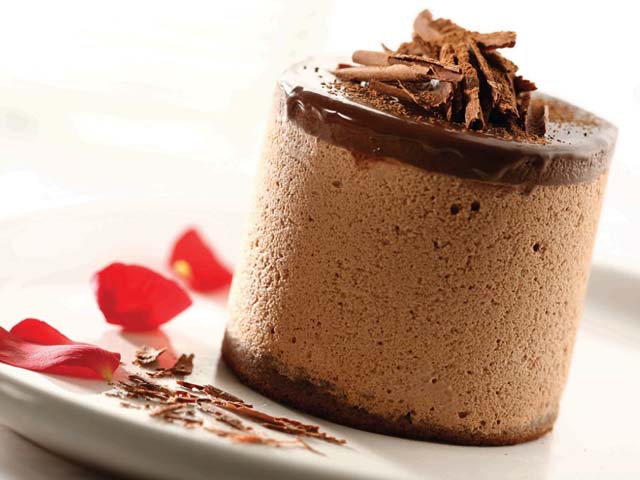 torta mousse de chocolate