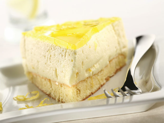 torta mousse de limón