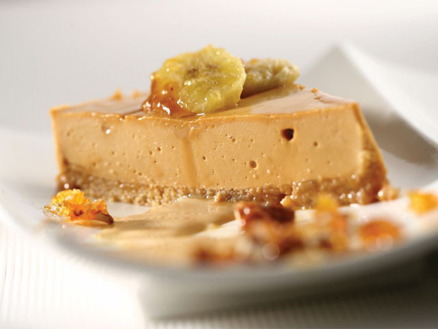 cheesecake de dulce de leche