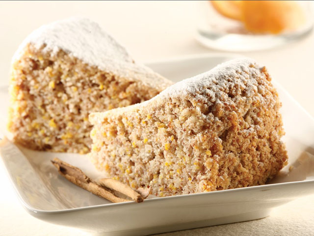 torta de mandarina y almendras